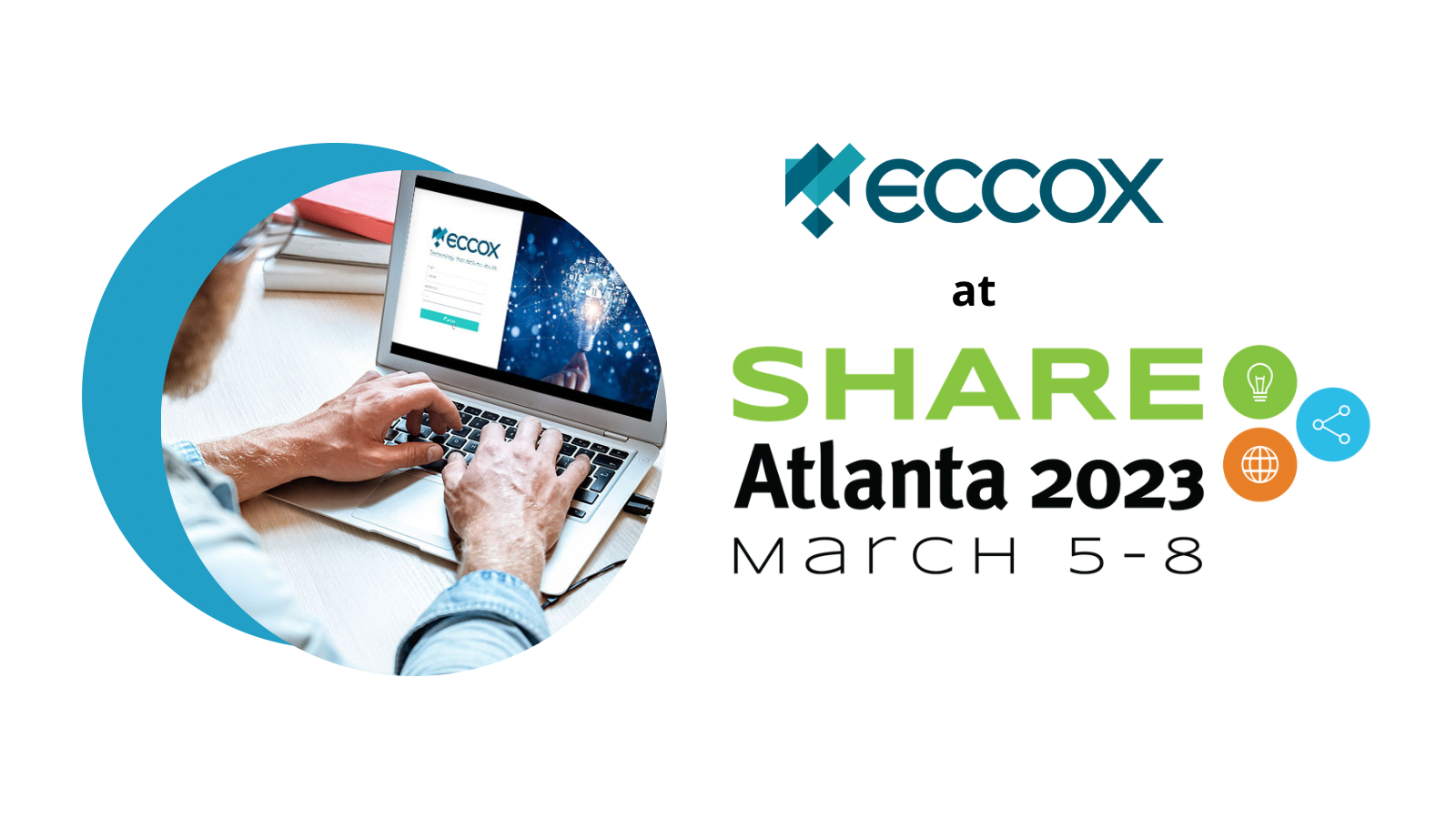 Eccox logo and SHARE logo