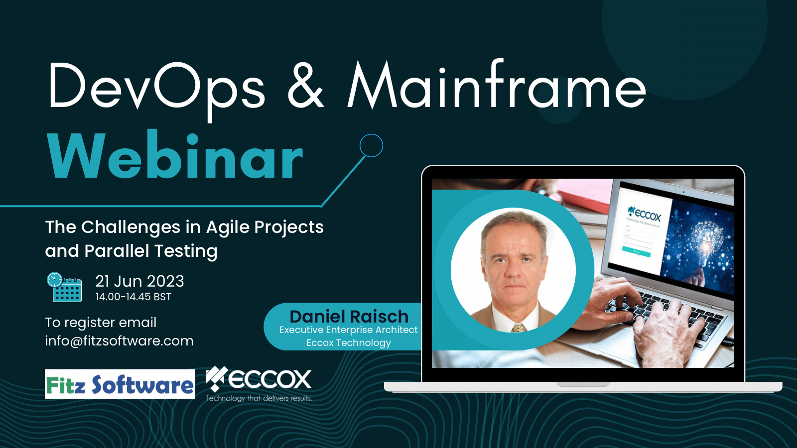 Webinar announcement DevOps and Mainframe with Fitz Software